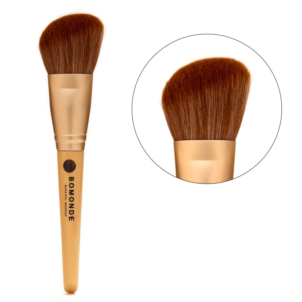 Vegan 8-Piece Makeup Brush Set | Mineral Makeup Essentials in Hessian Bag