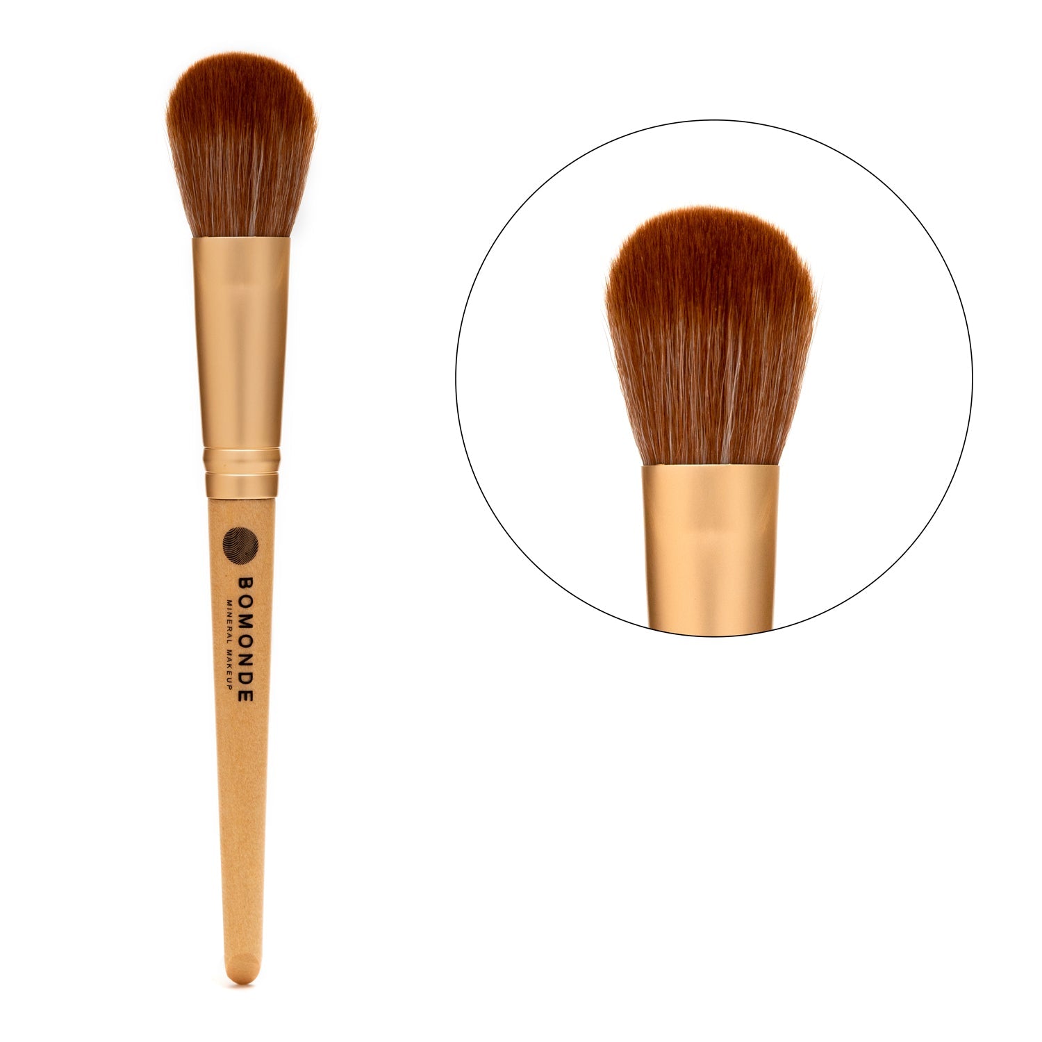 Vegan 8-Piece Makeup Brush Set | Mineral Makeup Essentials in Hessian Bag